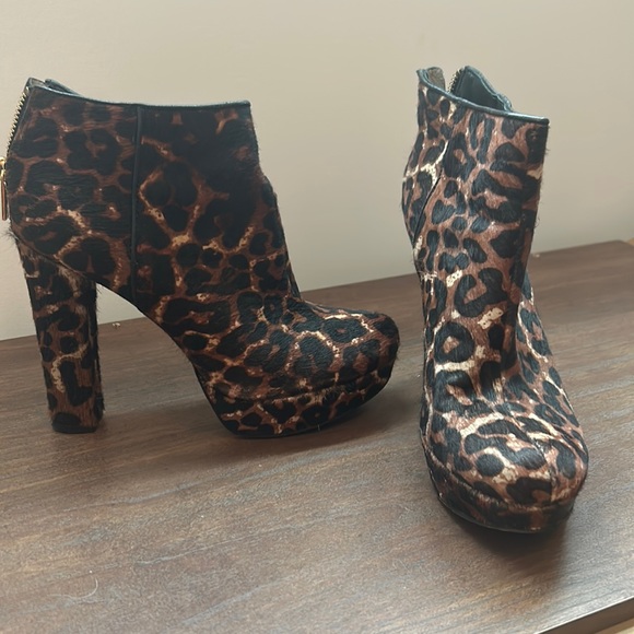 Michael kors leopard fur booties - Picture 1 of 3